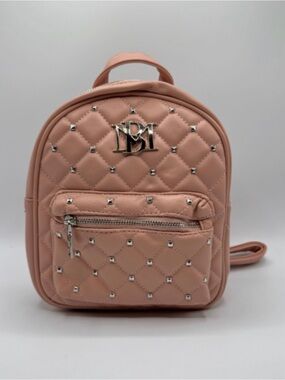 NWT Badgley Mischka Quilted Mini Backpack - Wine Color Badgley Mischka Red Bags & Handbags for Women for sale | eBay main image 2
